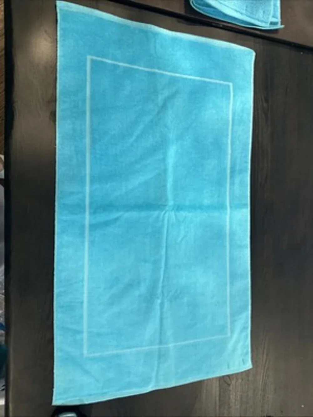 Martex Bathmat Made In USA Cotton Light Blue 34.5” X 20” NEW Please READ